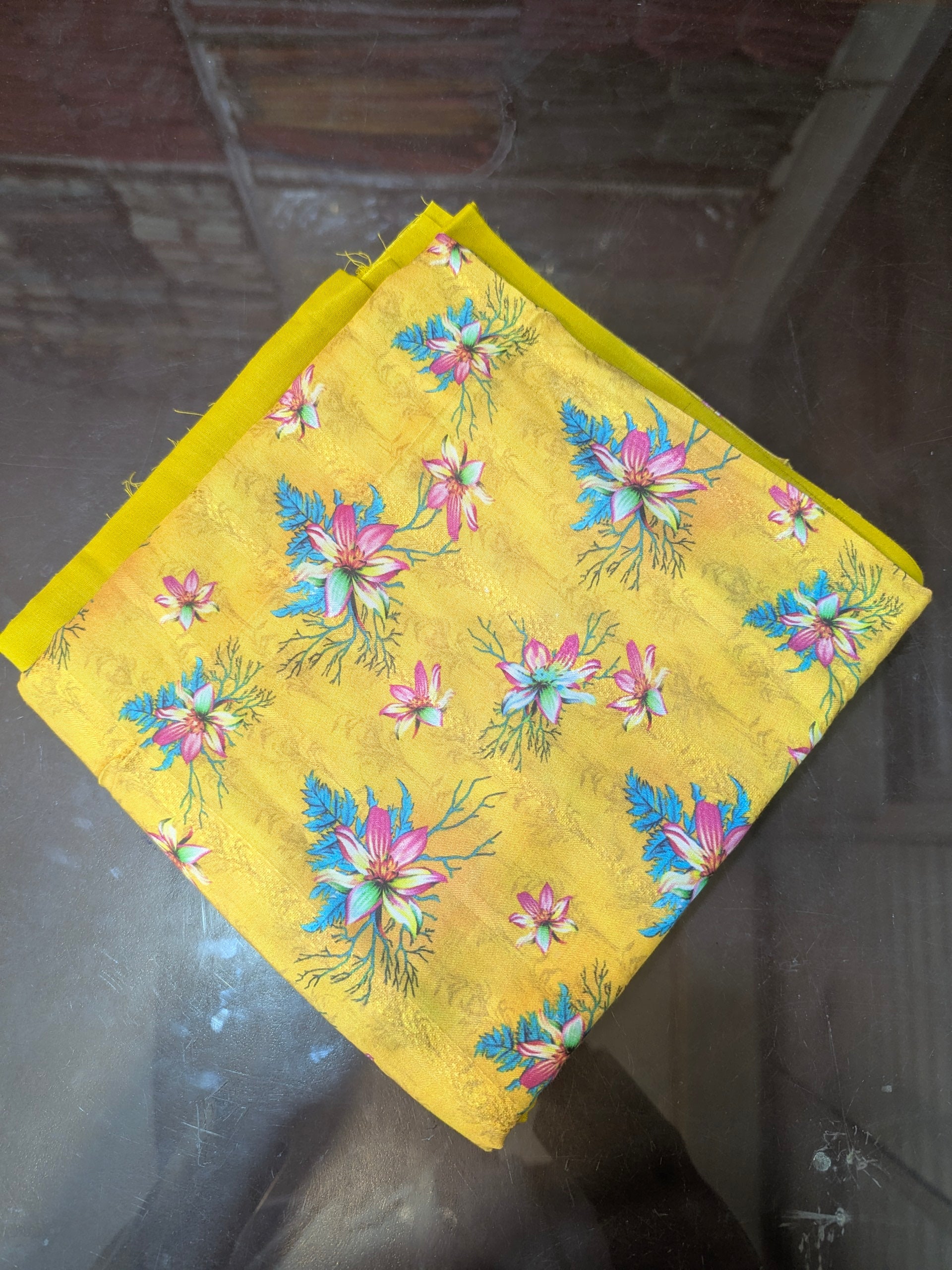 Linen Two Piece Suit Allover Shirt Plain Trouser L6113