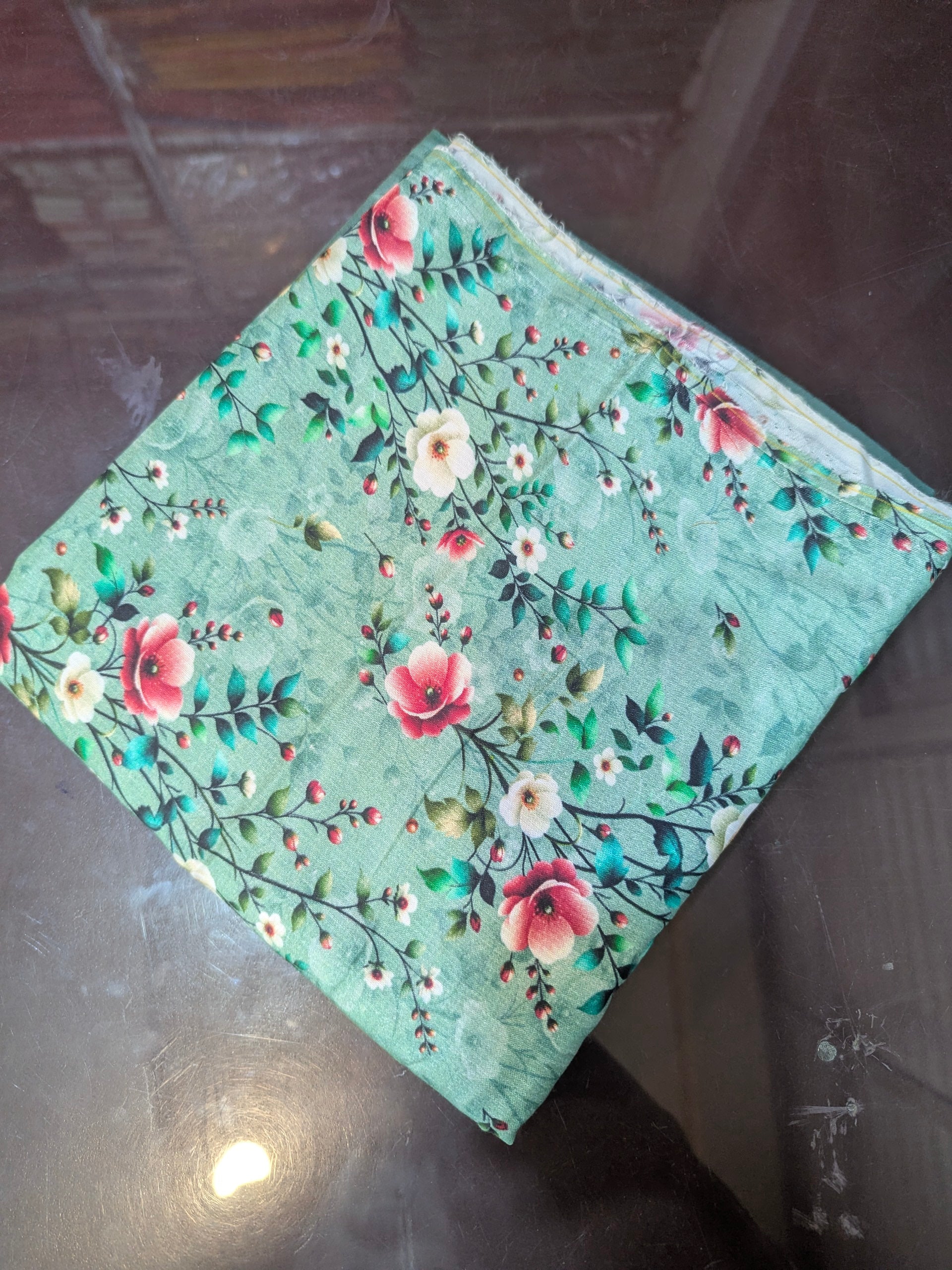 Linen Two Piece Suit Allover Shirt Plain Trouser L6104