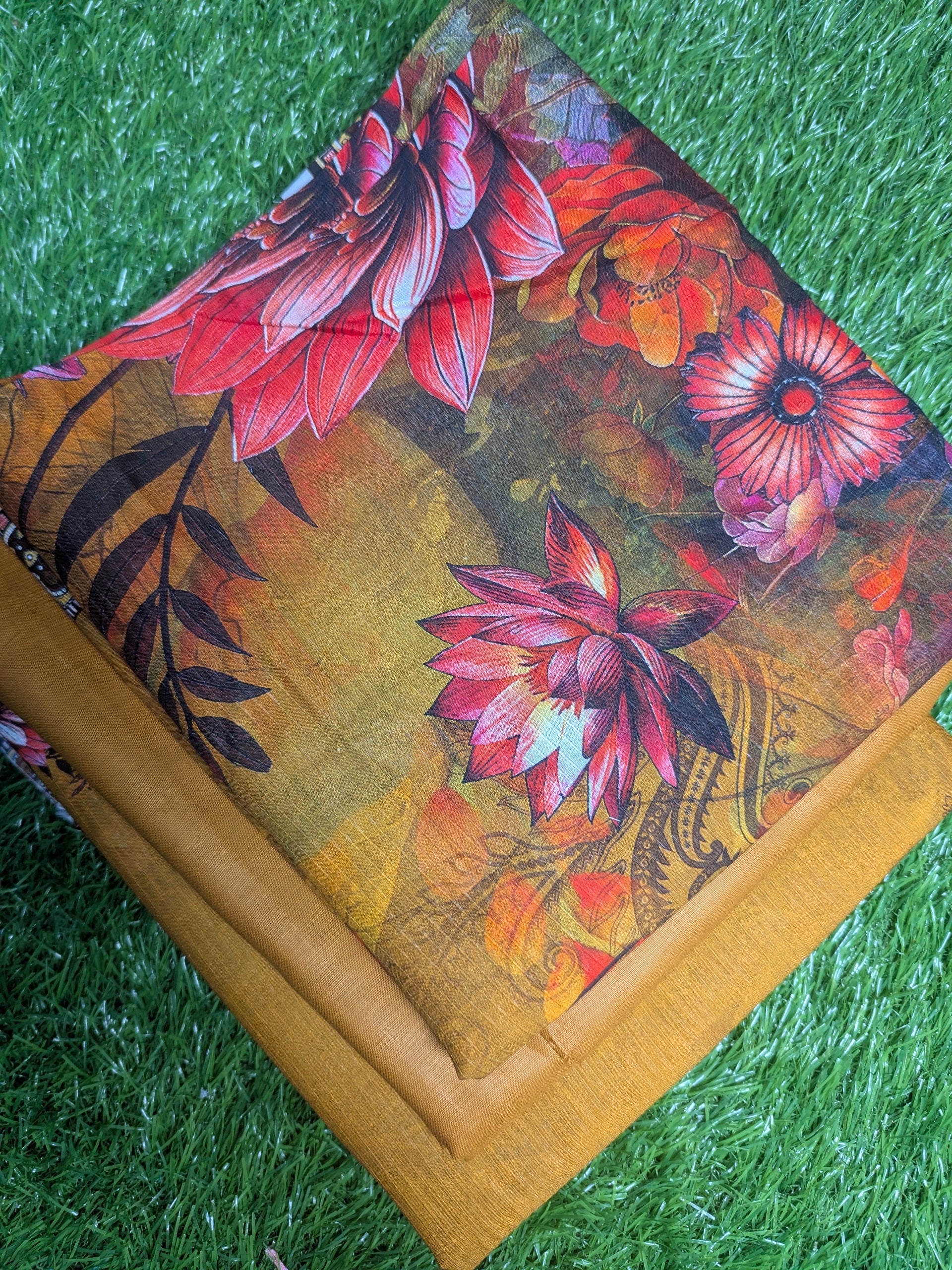 Bana Dora Gala daman Lawn 3p palkee digital 9613