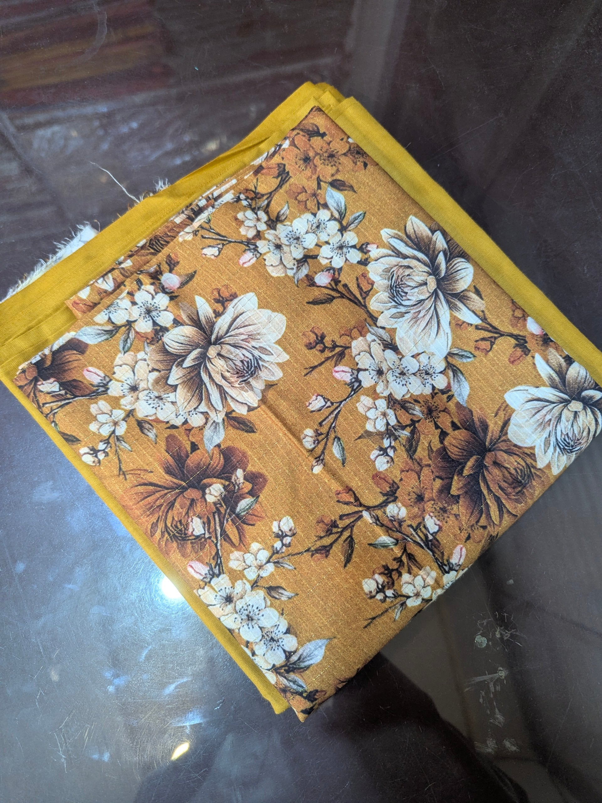 Linen Two Piece Suit Allover Shirt Plain Trouser L6105