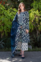Baroque 3pc Bana Dora Lawn Allover Shirt Trouser with digital dupatta 9572