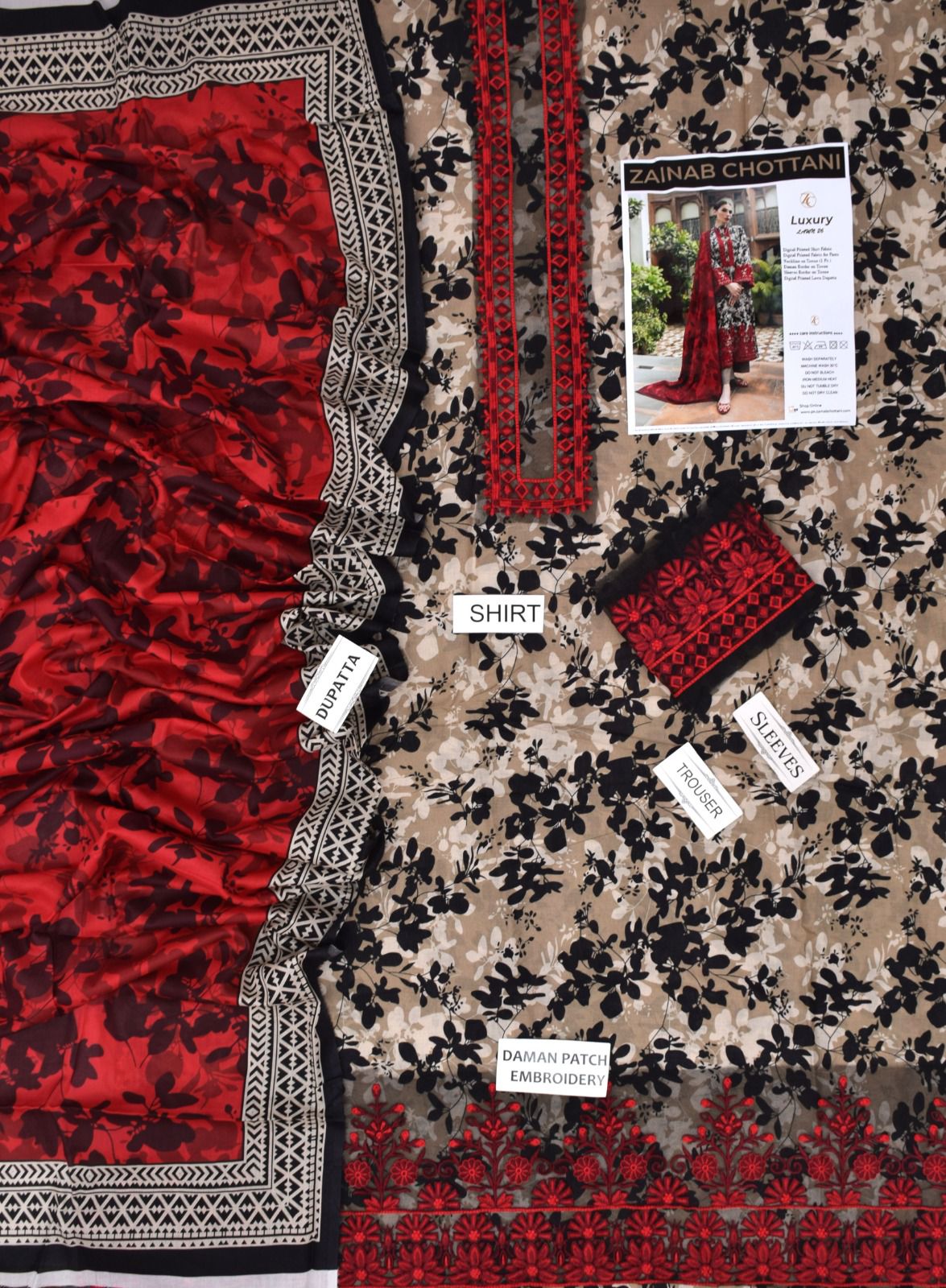 Zainab chottani 3p fancy suit 010