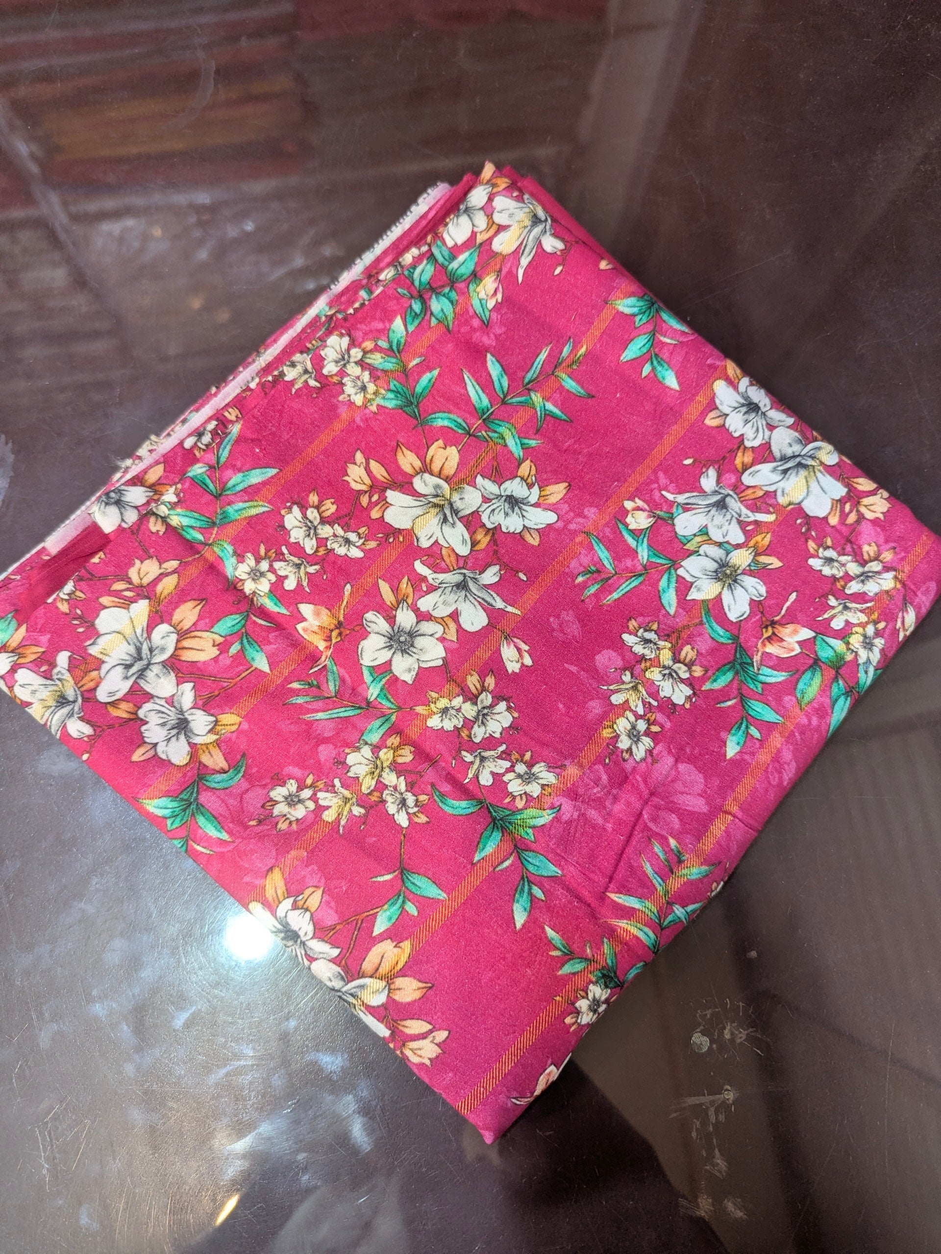 Linen Two Piece Suit Allover Shirt Plain Trouser L6101