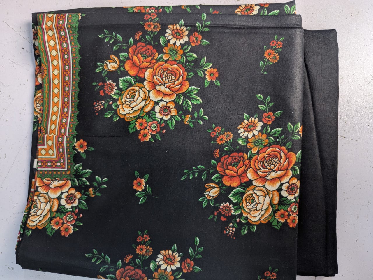 Linen Two Piece Suit Gala Daman Shirt Plain Trouser L6021