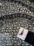 Lawn 3p Suit Fine Quality Allover Shirt Dyed Trouser with digital voil lawn dupatta 9514