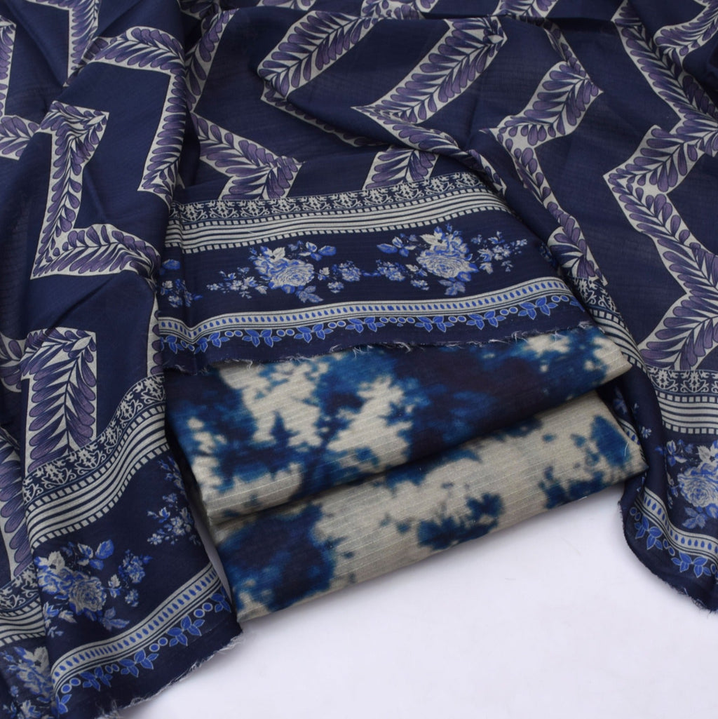 Baroque 3pc Bana Dora Lawn Allover Shirt Trouser with digital dupatta 9556