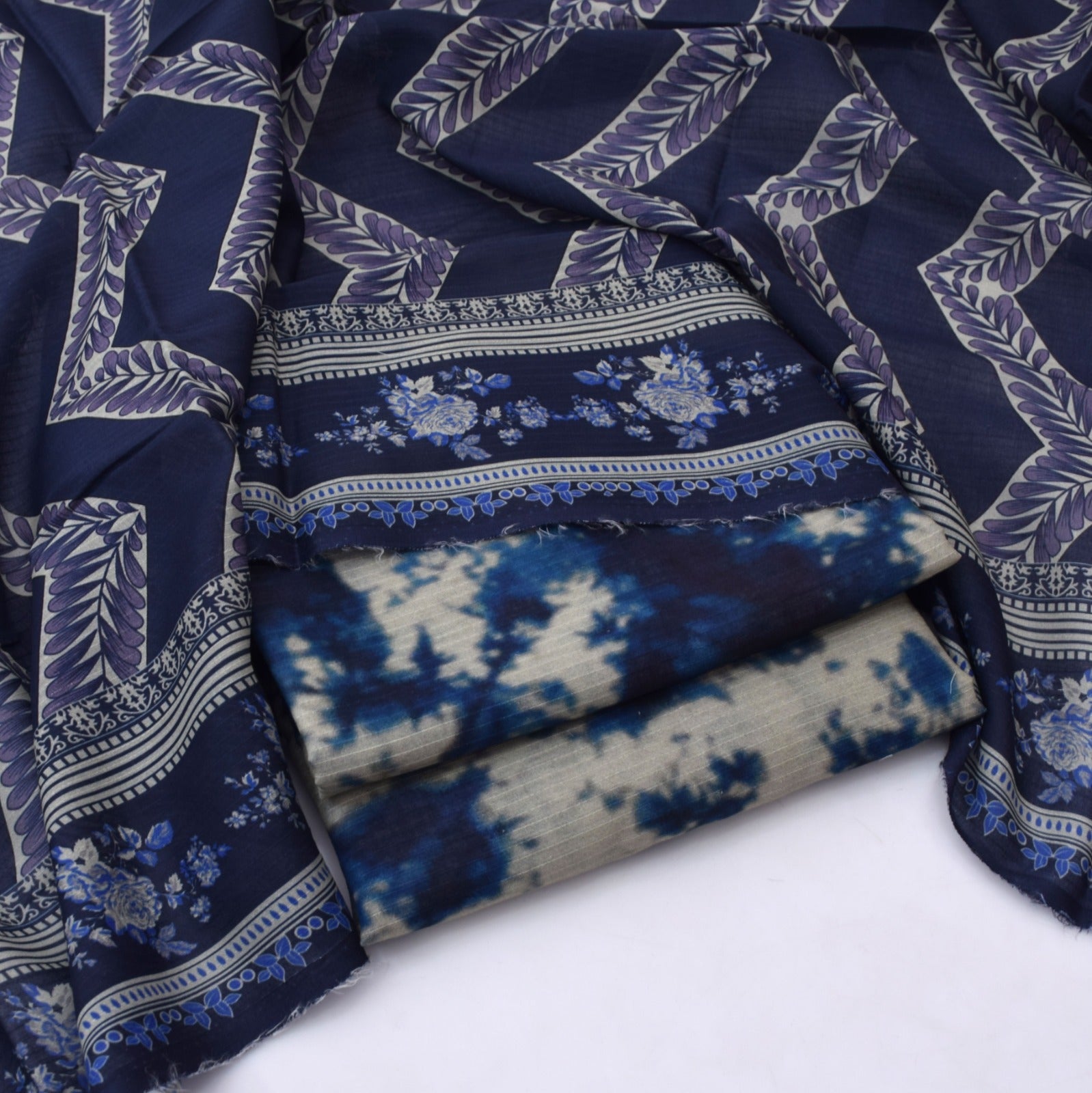 Baroque 3pc Bana Dora Lawn Allover Shirt Trouser with digital dupatta 9556