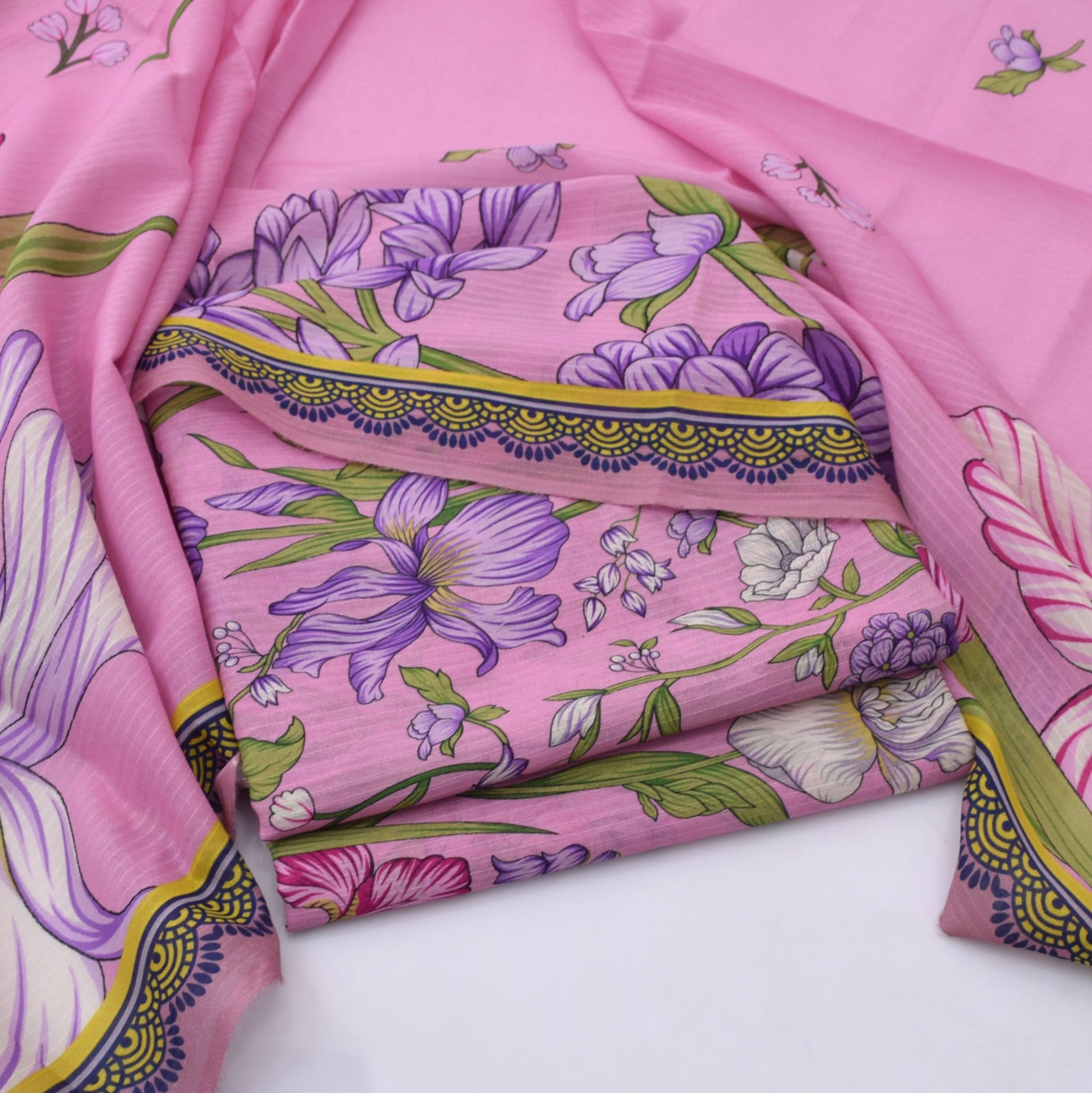 3pc Bana Dora Lawn Allover Shirt Trouser with digital dupatta 9560