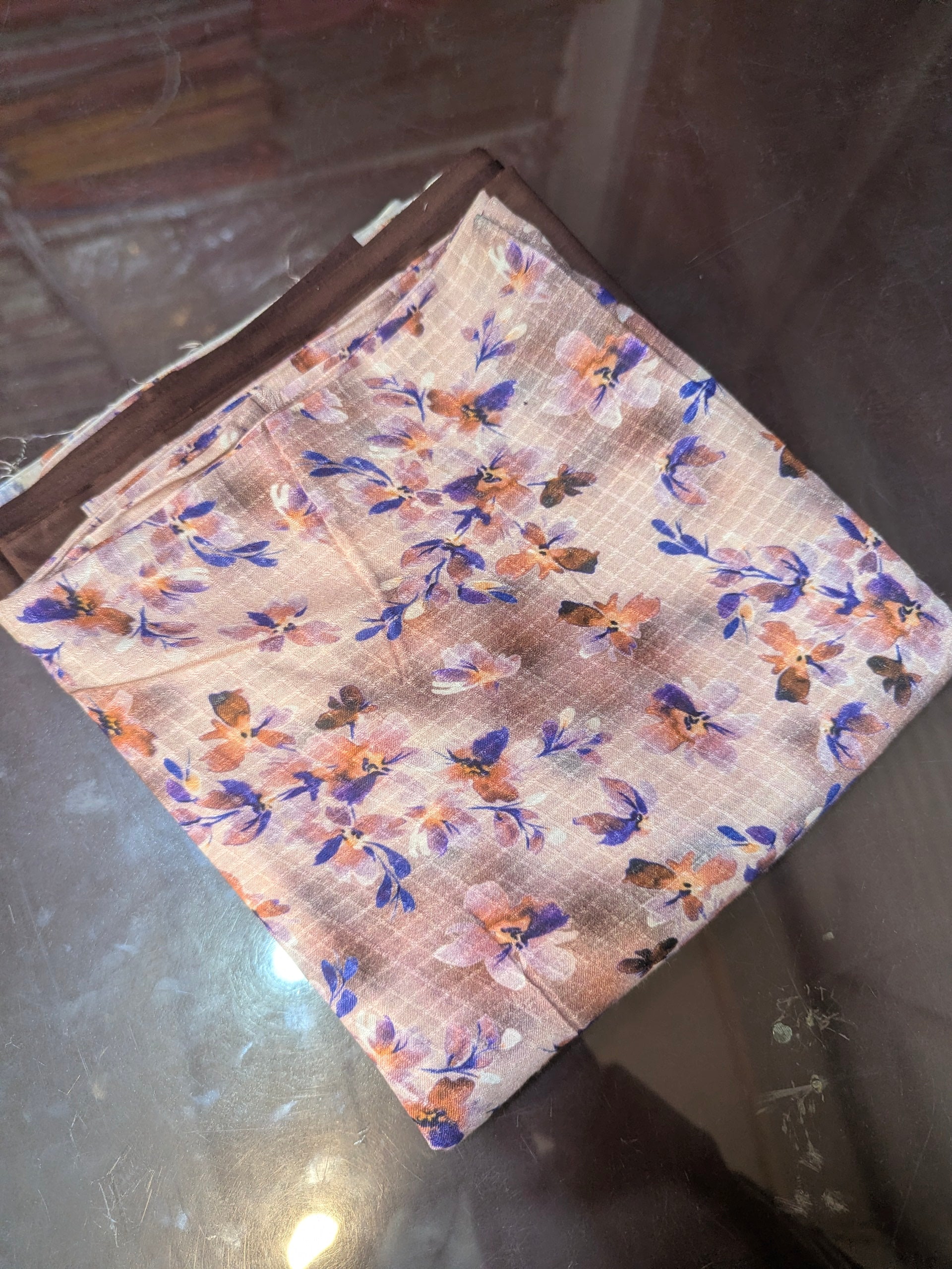 Linen Two Piece Suit Allover Shirt Plain Trouser L6106